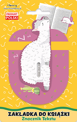 Zakładka znacznik tekstu Śpiąca Lama