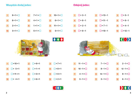 PUS Liczę w pamięci 1 Dodawanie i odejmowanie w zakresie 12