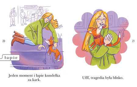 Wypadek na stacji metra. Czytam sobie. Poziom 1