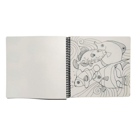Książeczka do kolorowania Strigo Funny Mat Świat pod wodą 23x23cm