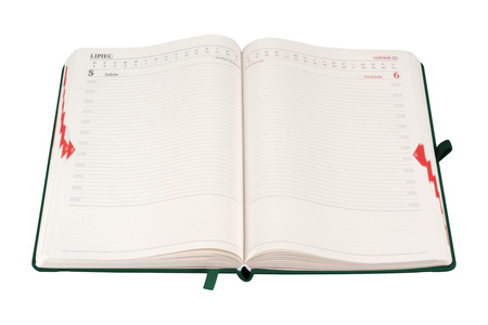 Kalendarz 2026 Memofix A5 DNS zielony