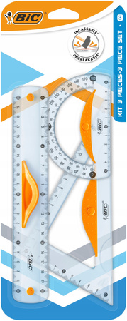 Zestaw geometryczny BIC blister 3szt.
