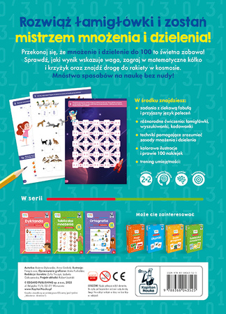 Mnożenie i dzielenie. Ćwiczenia. Kapitan Nauka. EDUseria