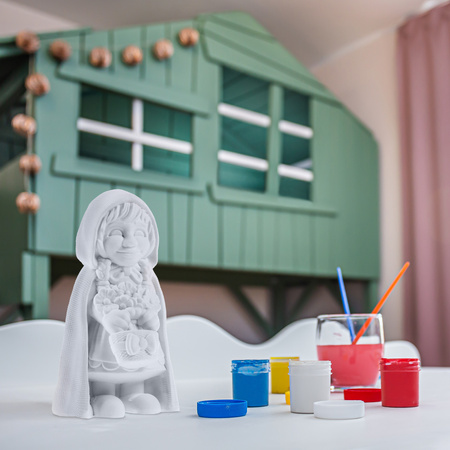 Kolorowanka 3D Red Riding Hood