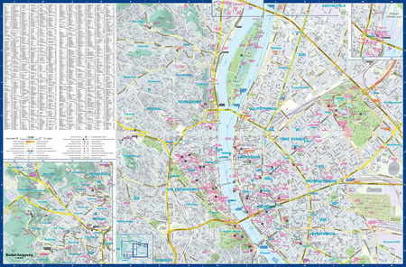 Budapeszt map&guide PL laminat 2024