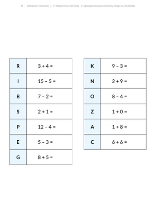 Obliczanie i kodowanie