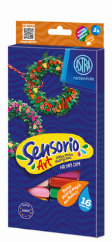 Masa plastyczna Astrafun Sensorio Kids 16 kolorów 1szt.mix