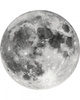 Malowanie po numerach BRUSHME okrągły 40 cm Księżyc