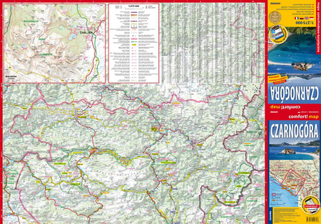 Czarnogóra mapa samochodowo turystyczna 1:275 000 laminat 2024