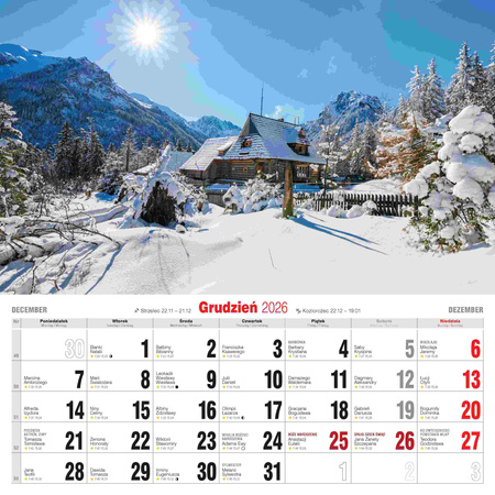 Kalendarz 2026 Barwy przyrody KD-9