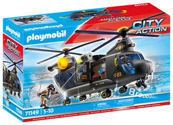 Playmobil Śmigłowiec ratunkowy jednostki specjalnej 71149