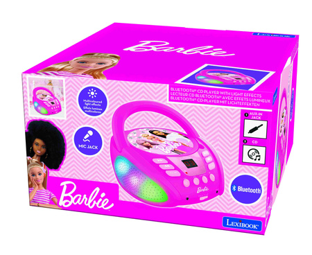 Odtwarzacz CD Bluetooth Barbie Lexibook RCD109BB