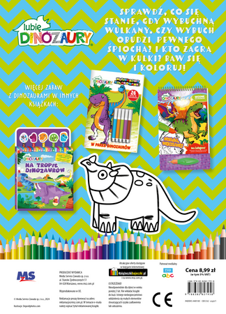 Latające kule. Lubię Dinozaury. Pokoloruj świat