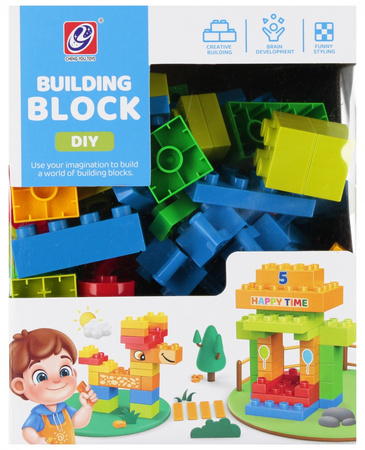 Klocki konstrukcyjne 100 elementów