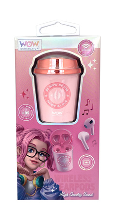 Słuchawki bezprzewodowe WOW00124 1szt.mix