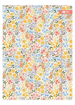 Paczka Teczka A4+ kartonowa z gumką, BLOOM-Boho Happy Color 10 szt.