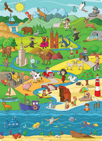 Puzzle 70 Polska Od Bałtyku do Tatr