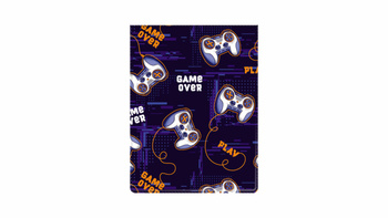 Okładka na dokumenty ucznia pion z nadrukiem gamepad