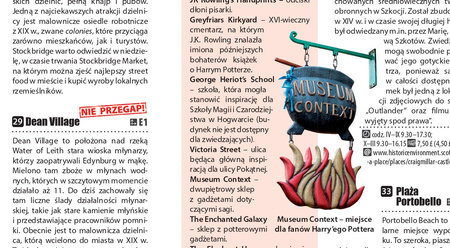 Edynburg map&guide laminat 2025