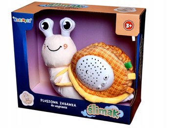 Projektor usypiacz Ślimak pluszowy