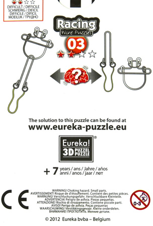 Łamigłówka druciana Racing nr 03 poziom 2/4