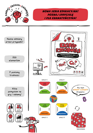 Gra Ekipa rzeczownika nieprzypadkowa gra o przypadkach Zzz: zagraj zrozum zapamiętaj