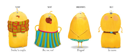 Ubrania i pogoda. Pops i Boti uczą angielskiego. 1