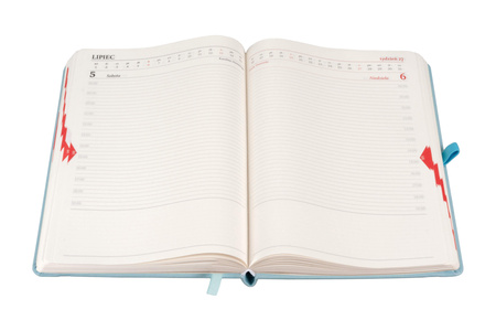 Kalendarz 2026 Memofix A5 DNS błękitny