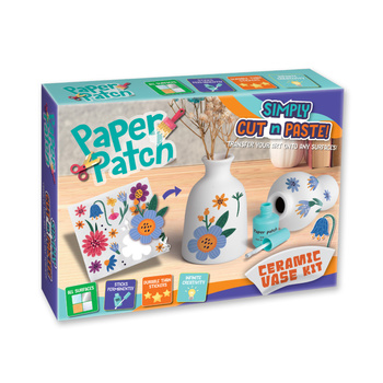 Zestaw kreatywny Strigo do Decoupage Paper Patch ceramiczny wazon