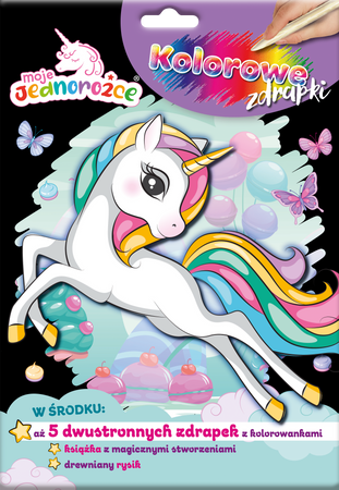 Moje Jednorożce. Kolorowe zdrapki