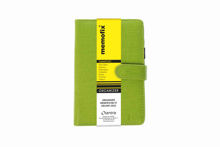 Organizer 2026 Memofix B6 ST zielony