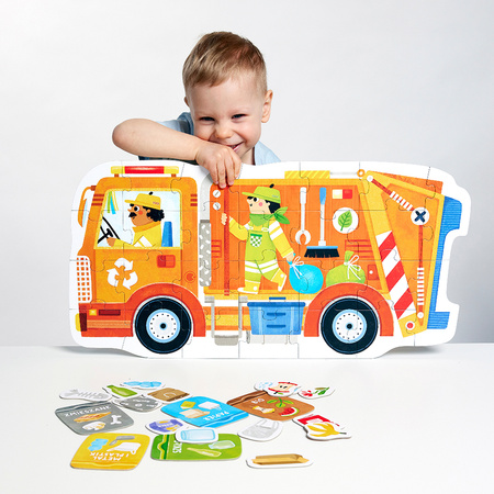 Puzzle 26 Moto Śmieciarka CzuCzu