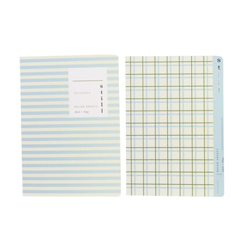 Paczka zeszyt A5 48k.linia Still mix pakiet 5 sztuk