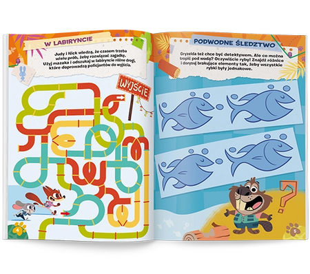 Disney Zwierzogród 2 Zadania do zmazywania PTC-9115