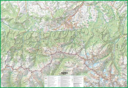 Tatry Polskie mapa turystyczna 1: 30 000 papier 2022
