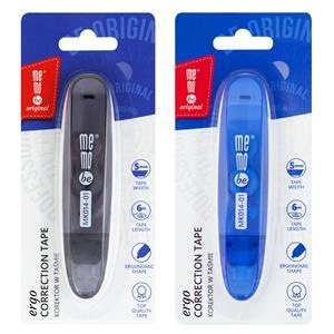 Korektor w taśmie Ergo MEMOBE 5mm x 6m blister 1 szt.mix