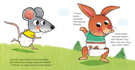 Ale kupa! Co masz w pieluszce? Mała myszka i inni...