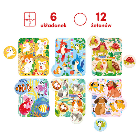 Puzzle Myszka i przyjaciele CzuCzu