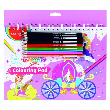 Zestaw do kolorowania dla dziewczynki KEYROAD