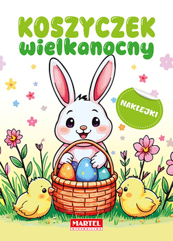 Koszyczek wielkanocny z naklejkami