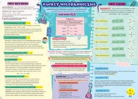 Podkładka na biurko dwustronna B3 kwasy nieorganiczne i wodorotlenki