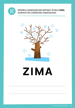 Skarby pór roku Zima Materiały dla dzieci z niepełnosprawnością intelektualną