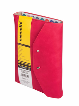 Organizer budżetownik 2026 B6 malinowy nubuk