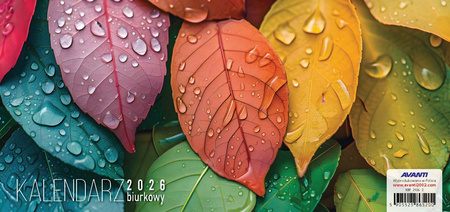 Kalendarz 2026 biurkowy poprzeczny KBP 1szt.mix