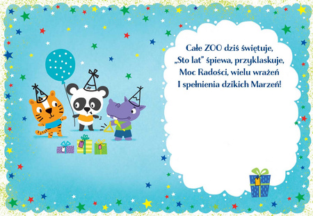 Karnet B6 Zwierzaki 5 Urodziny