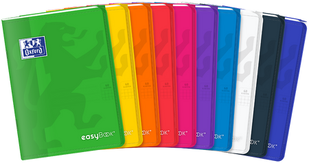 Zeszyt A5 60.k kratka Oxford PP Easybook 1szt.mix