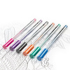 Długopisy żelowe metaliczne Kidea 12 kolorów