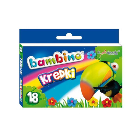 Kredki ołówkowe Bambino 18 kolorów