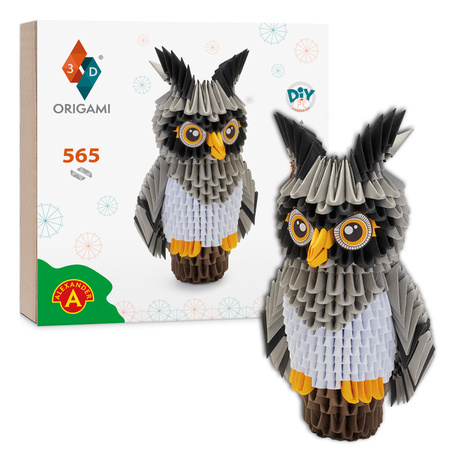 Origami 3D Sowa
