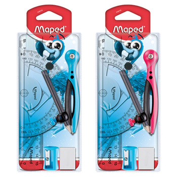 Cyrkiel plastikowy Essentials Maped zestaw 8 szt